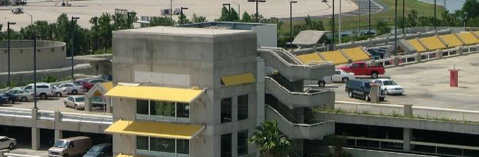 Photo of parking garage.