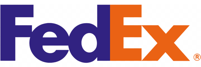 FedEx logo.