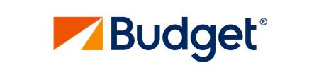 Budget car rental logo.