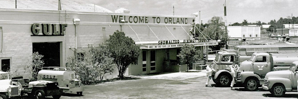 An old 1976 black and white photo of ORL. Operational control of ORL transfers from the city of Orlando to the Greater Orlando Aviation Authority (GOAA).