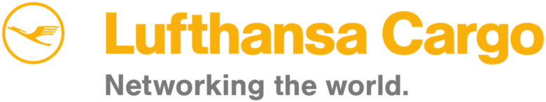 Lufthansa Cargo. Networking the world. Logo.