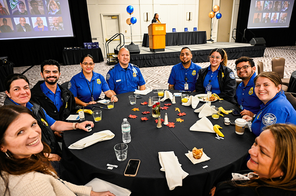 2025 Employee Recognition Brunch group photo of TSA agents.
