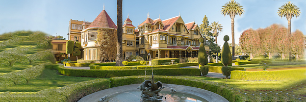 Winchester Mystery House in San Jose, California.