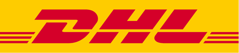 DHL logo.