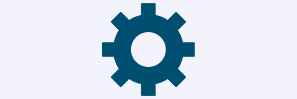 MCO Cares Ease Team. Gear icon.