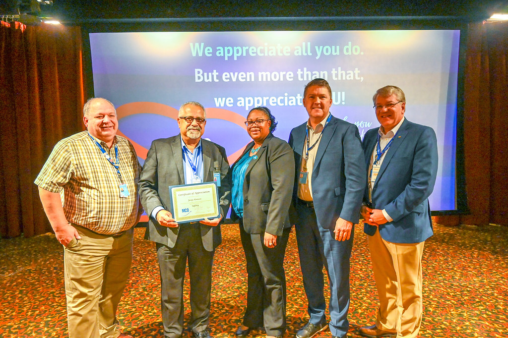 January 2024 Employee Recognition Brunch group photo with Kevin J. Thibault, GOAA CEO.