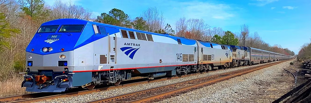Amtrak train.