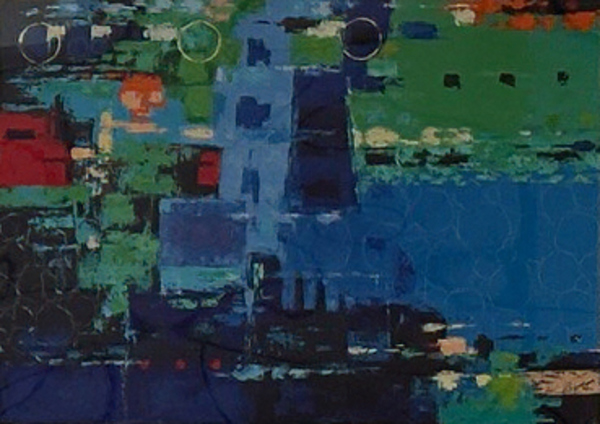 Artist: Ummarid “Tony” Eitharong
Details: 2025, acrylic paintings on watercolor paper
Collection: GOAA Art Collection
Location: Pedestrian Bridge, between Terminal C and Train Station
