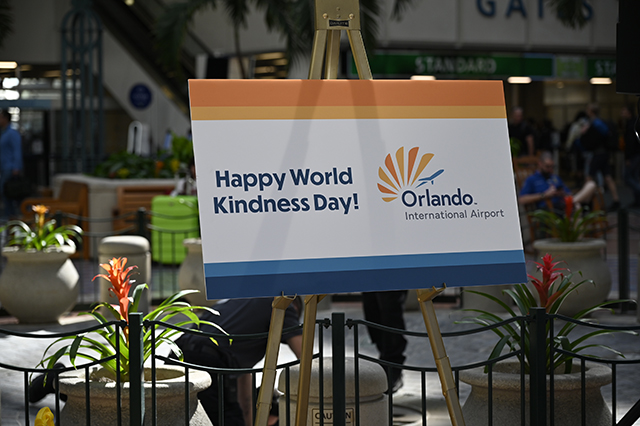 2025 World Kindness Day photo of a sign saying, "Happy World Kindness Day! "