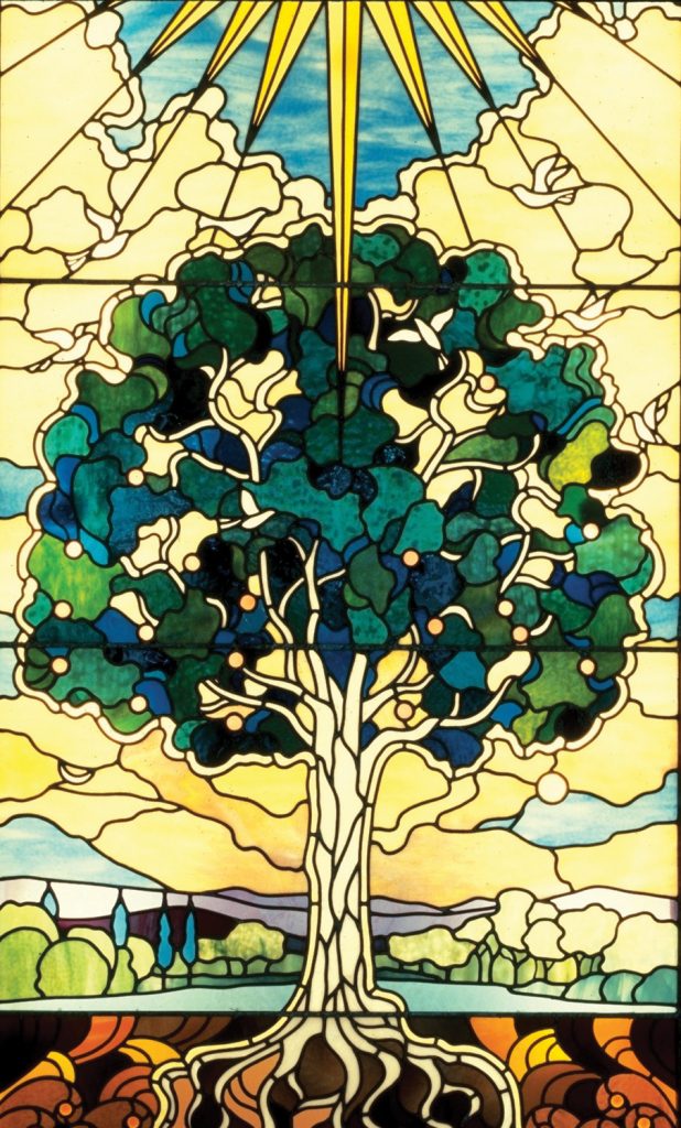 Artist: Charles “Chaz” Williams
Details: 1983, 85 by 41.25 inches, Stained Glass
Location: Terminals A & B, Level 3, Beyond Security Checkpoint for Gates 1-59