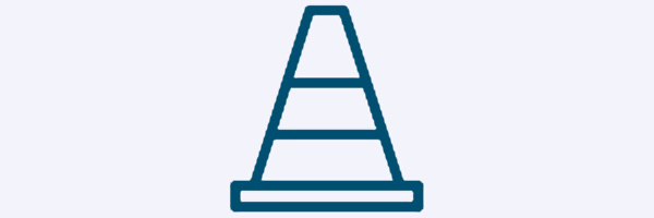MCO Cares Safety Team. Cone icon.