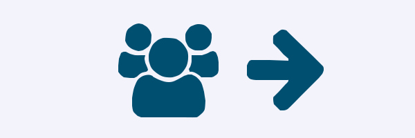 A group of people icon.