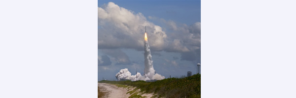 Location: Playalinda Beach, Canaveral National Seashore 
Launch Pad: LC-41
Spaceship: ULA Atlas V