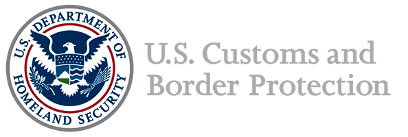 U.S. Department of Homeland Security. U.S. Customs and Border Protection logo.