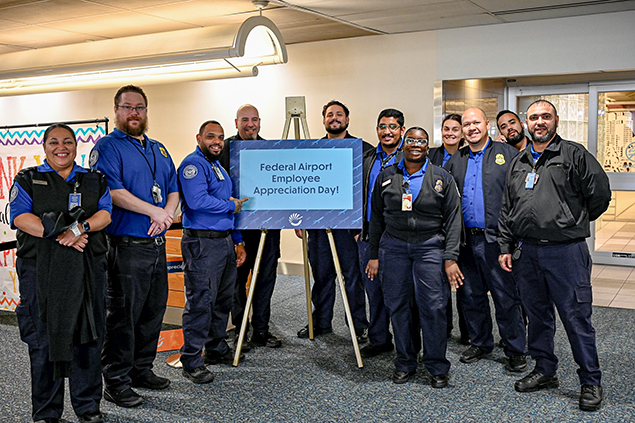 2025 Federal Airport Employee Appreciation Day group photo.