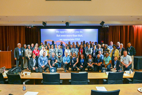 January 2024 Employee Recognition Brunch group photo.