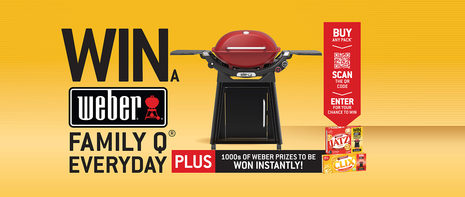 Win a Weber Family Q Everyday!