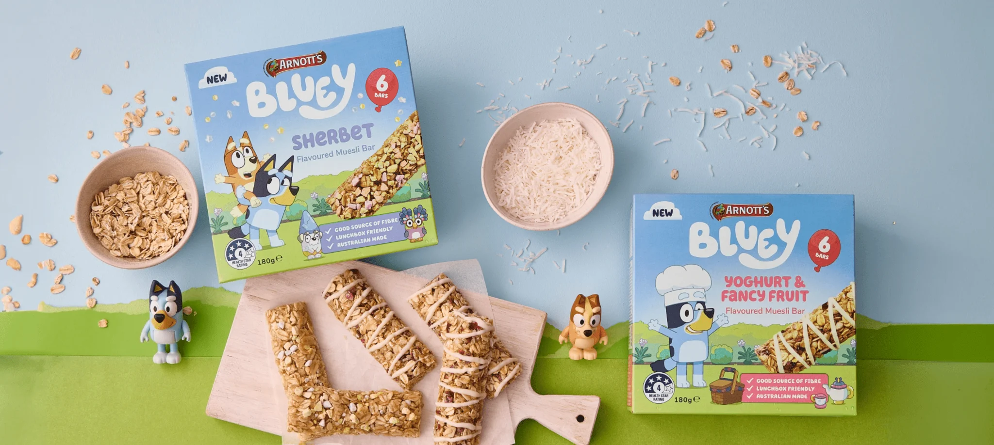 Header Image for Bluey Muesli Bars