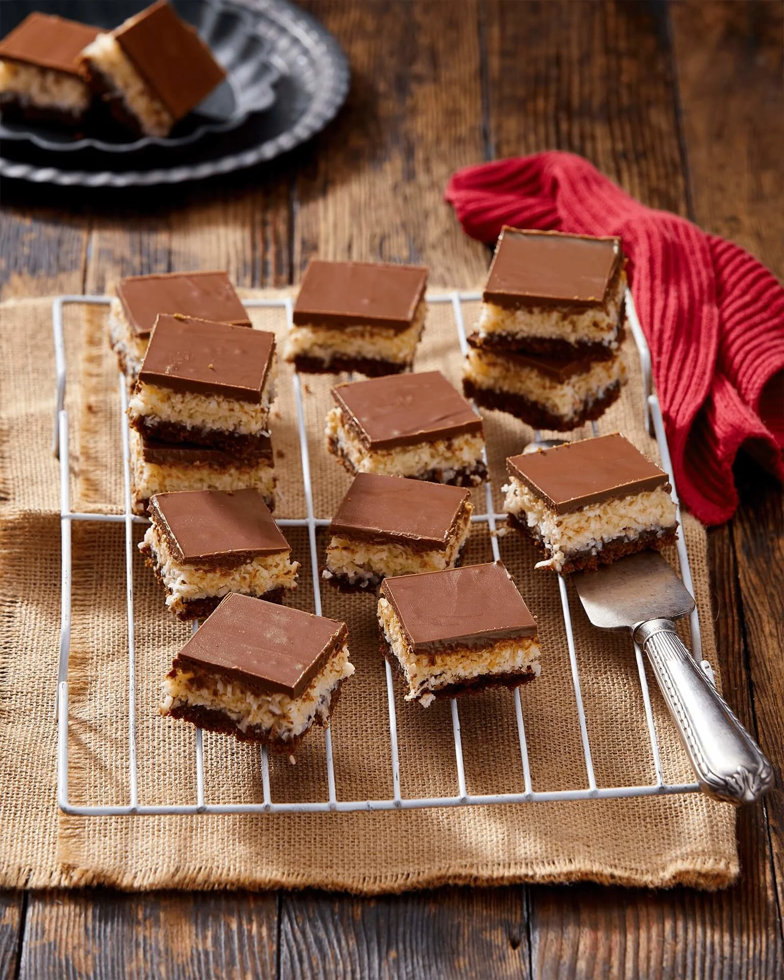 Hero Image Recipe Farmbake Chocolate Chip Fudge Coconut Slice