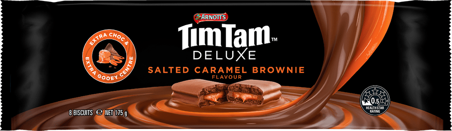 Image of Arnott's Tim Tam Salted Caramel Brownie