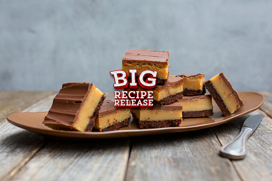 Let’s #BakeTogether - Arnott’s Choc Ripple Peanut Caramel Slice