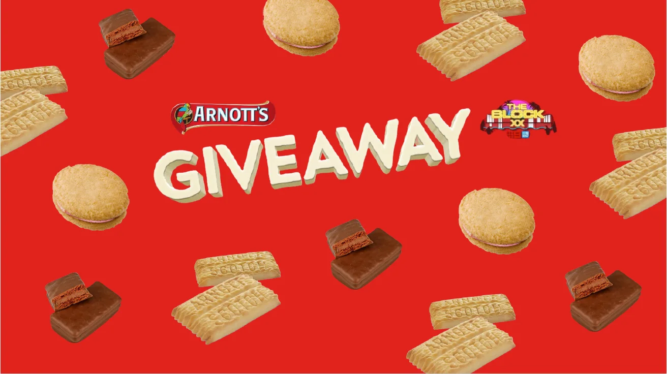 Arnott’s x The Block Big Bikkies Giveaway