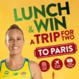Lunch & win for a chance to win a trip to Paris for two