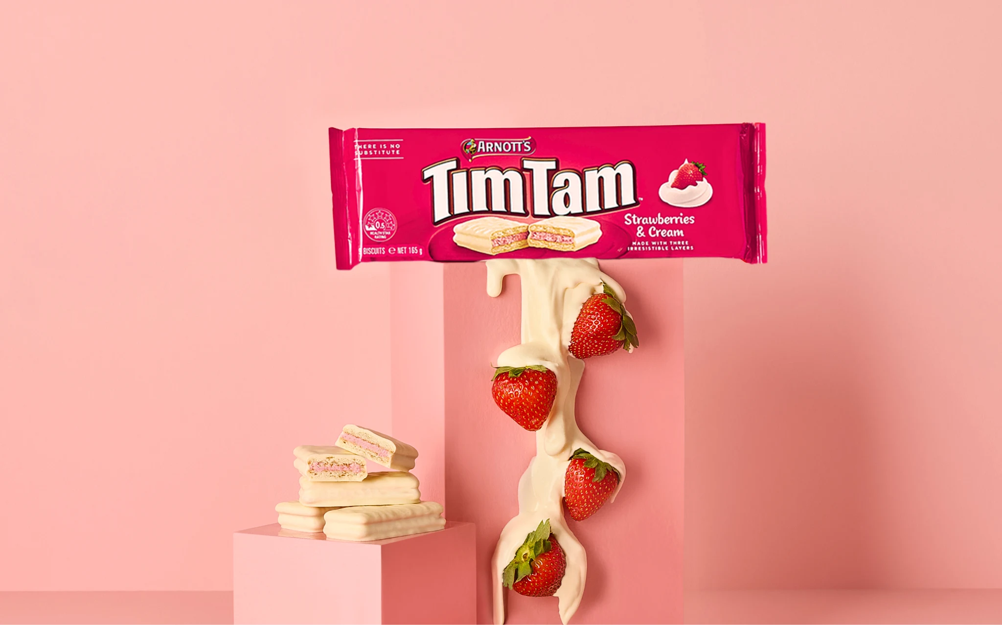 Tim Tam Strawberries & Cream