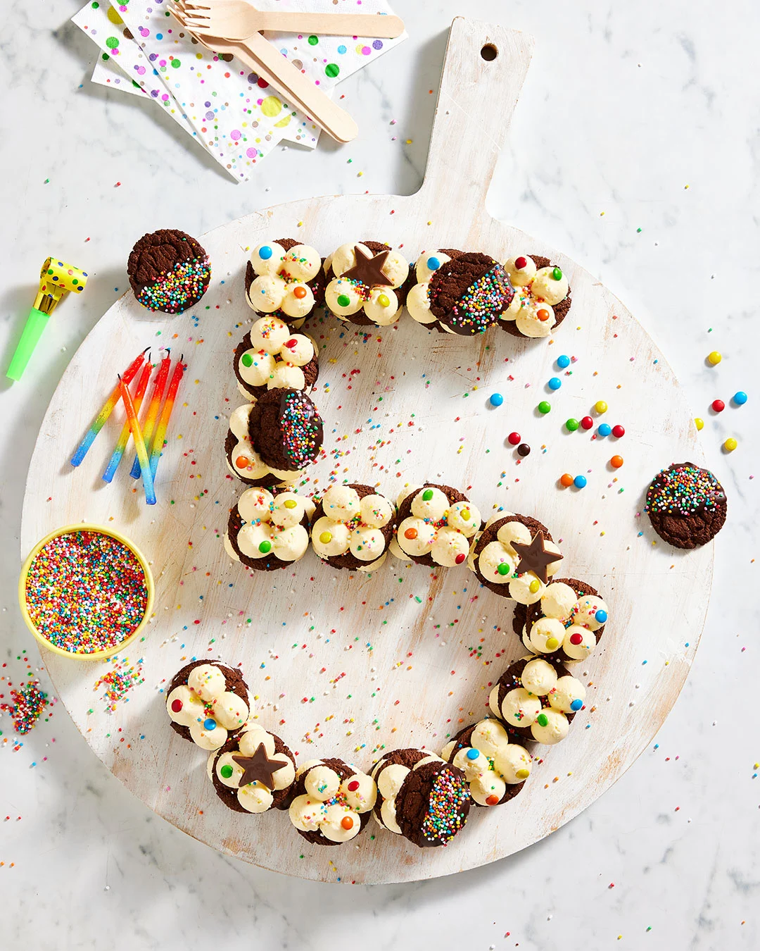 Hero Image Recipe No Bake Choc Ripple Number Cake