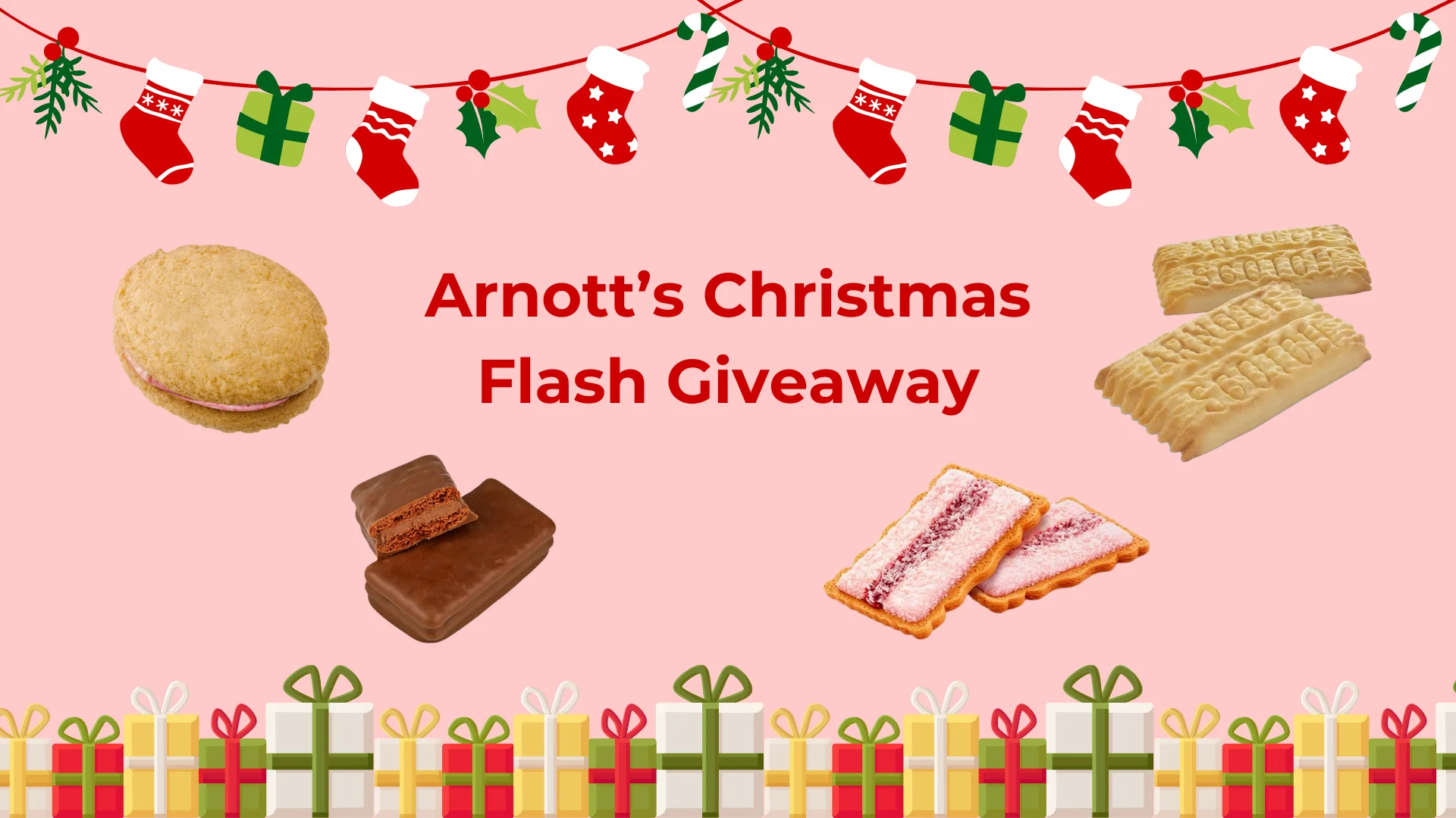 Hero Image Recipe Article - Arnott’s Santa Bikkie Board Giveaway 