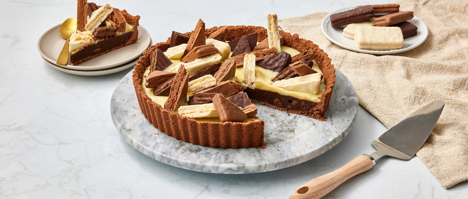 Hero Image Recipe Tim Tam Triple Chocolate Tart