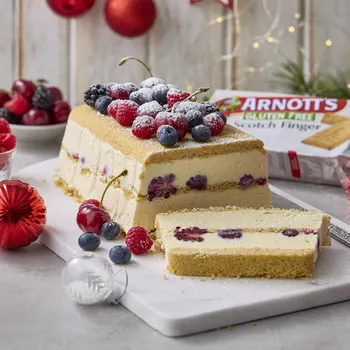 Scotch Finger Ice-cream cake