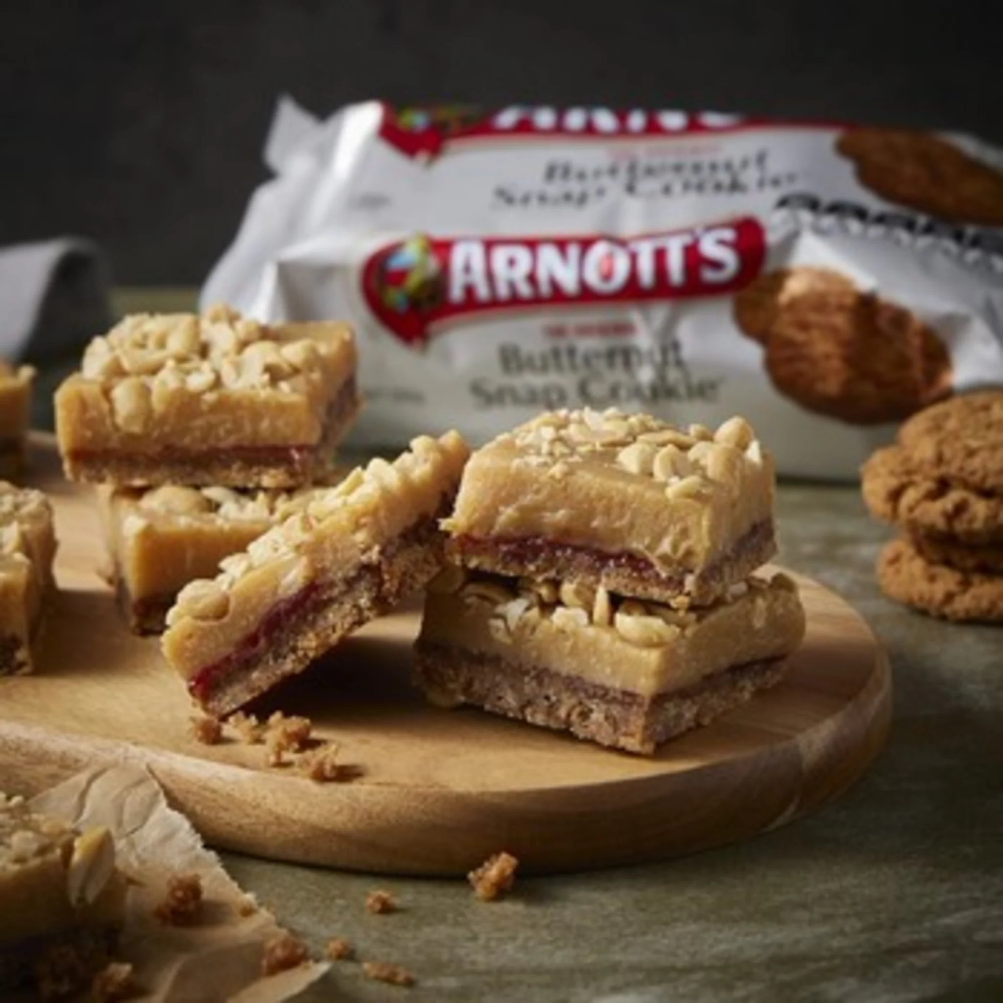 Arnott s-Butternut -Peanut -Jam-and-Caramel-Slice
