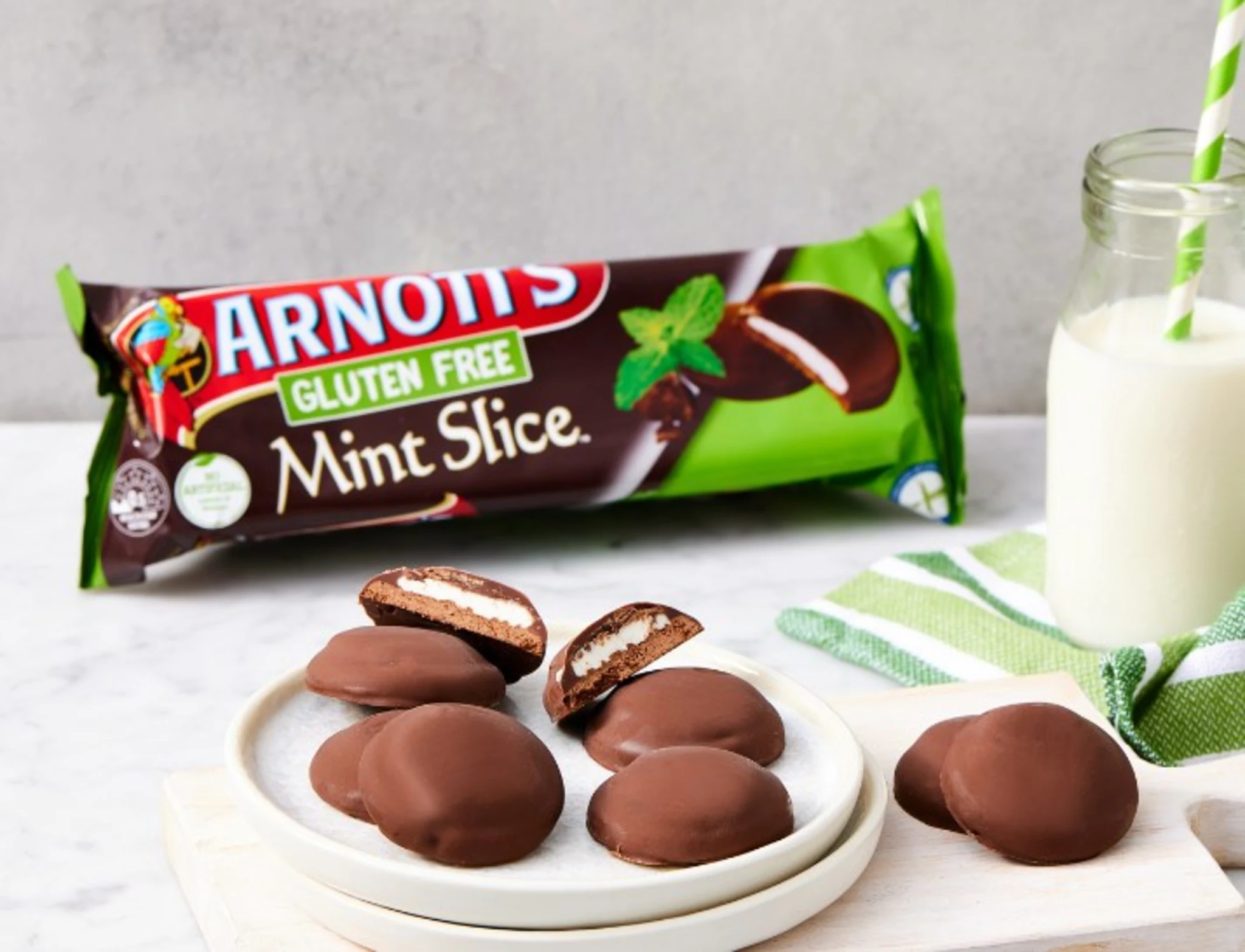 Gluten Free Mint Slice