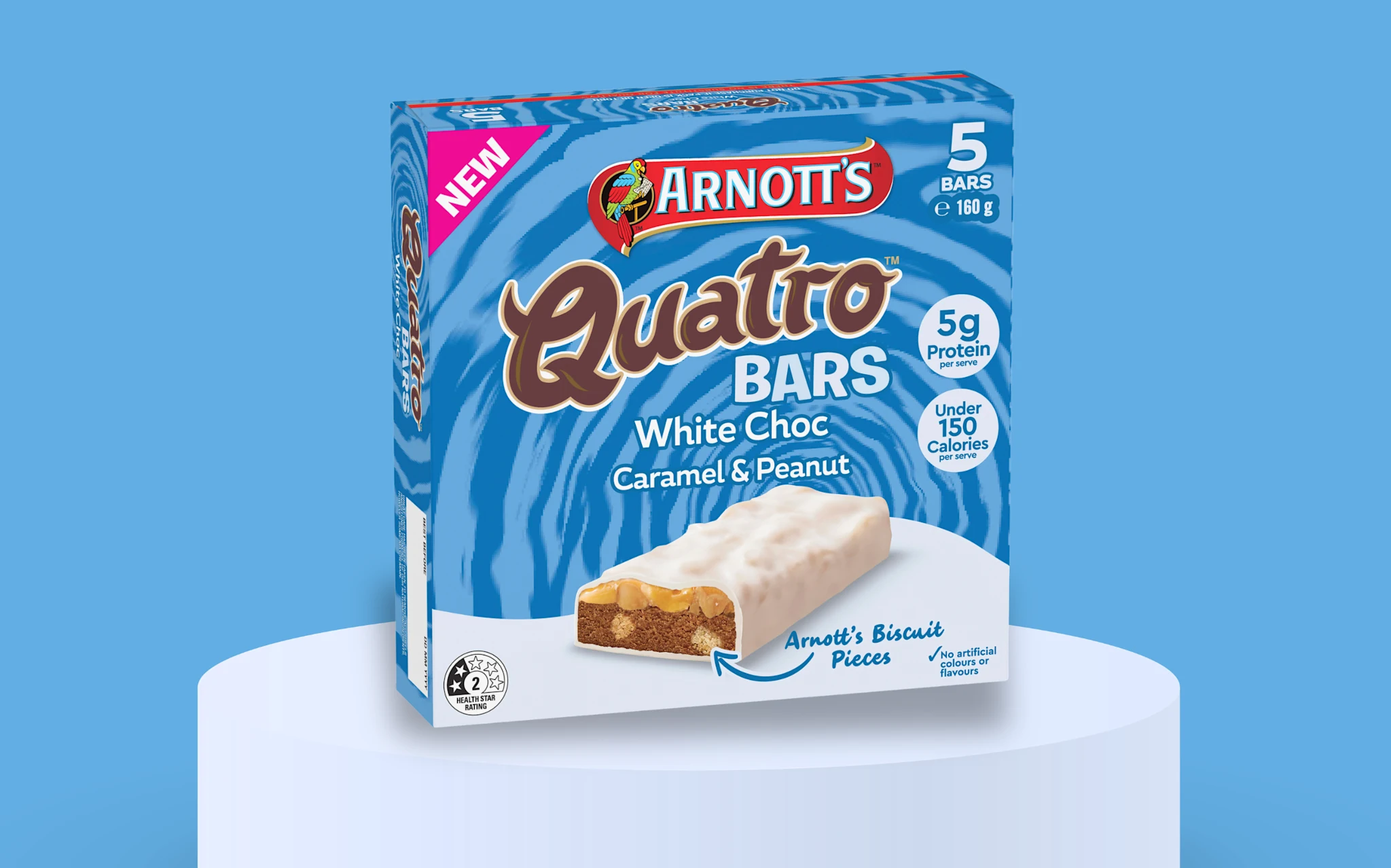 White Choc Caramel & Peanut