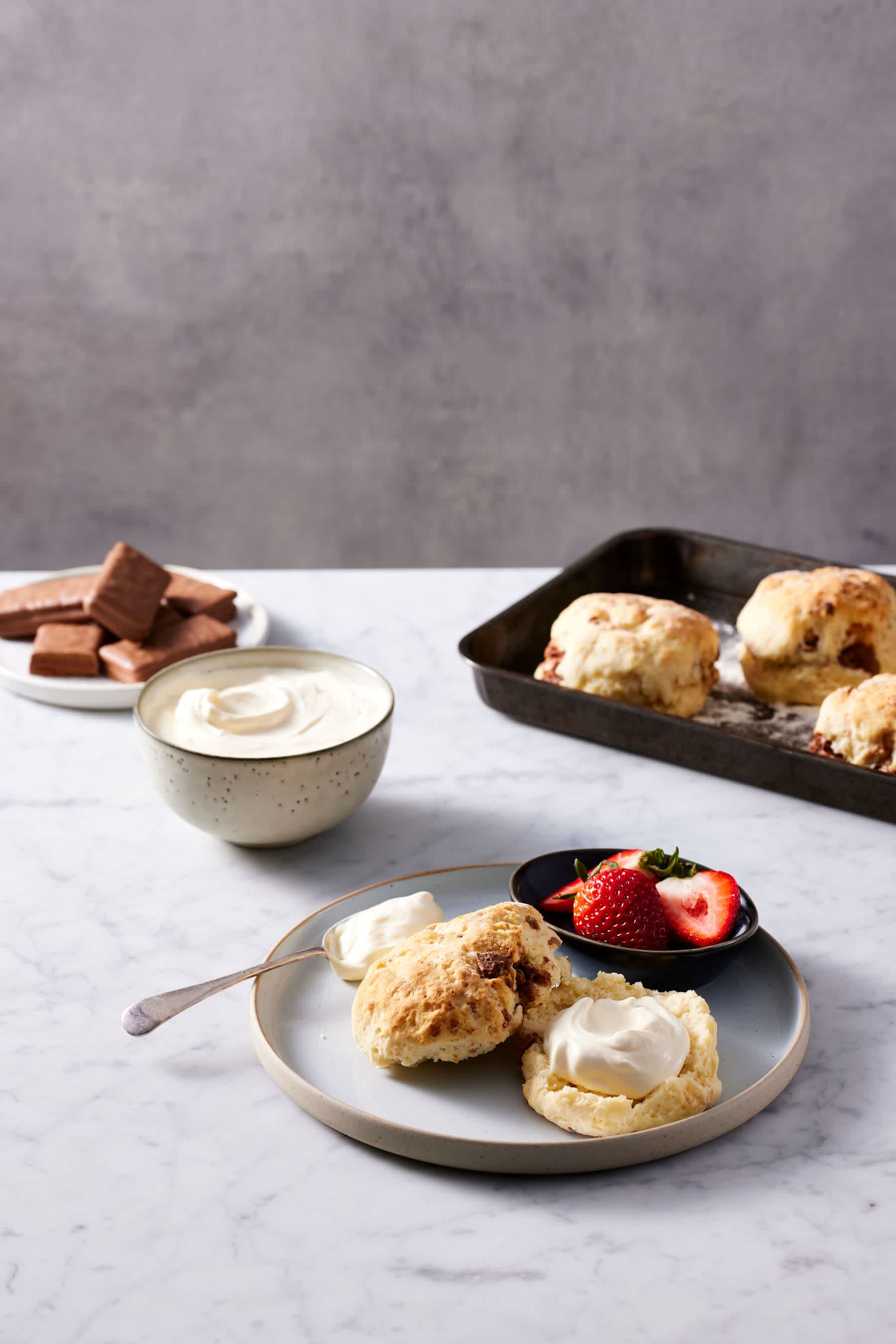 Image of Scones with Arnott's Tim Tams
