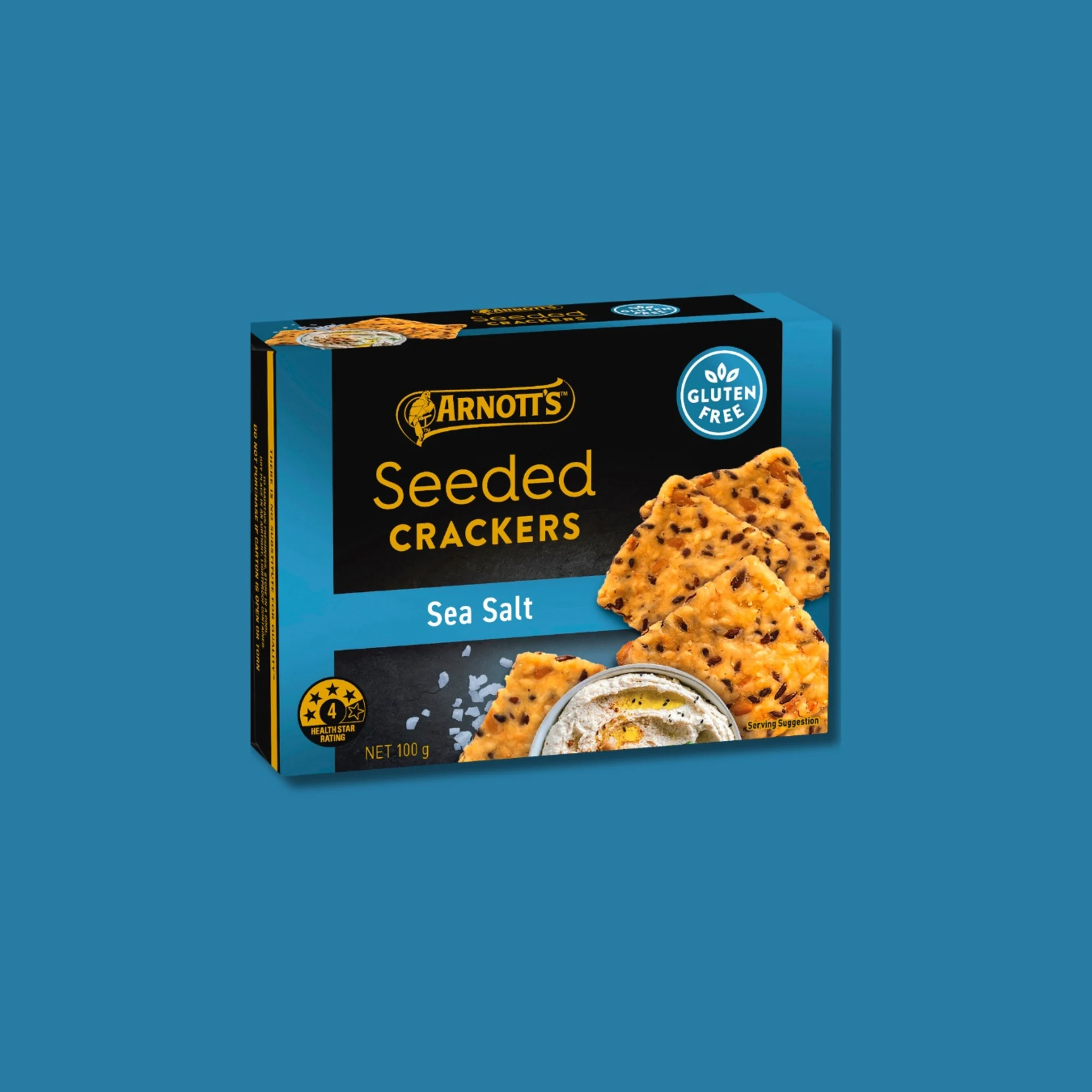 Seeded Crackers Sea Salt