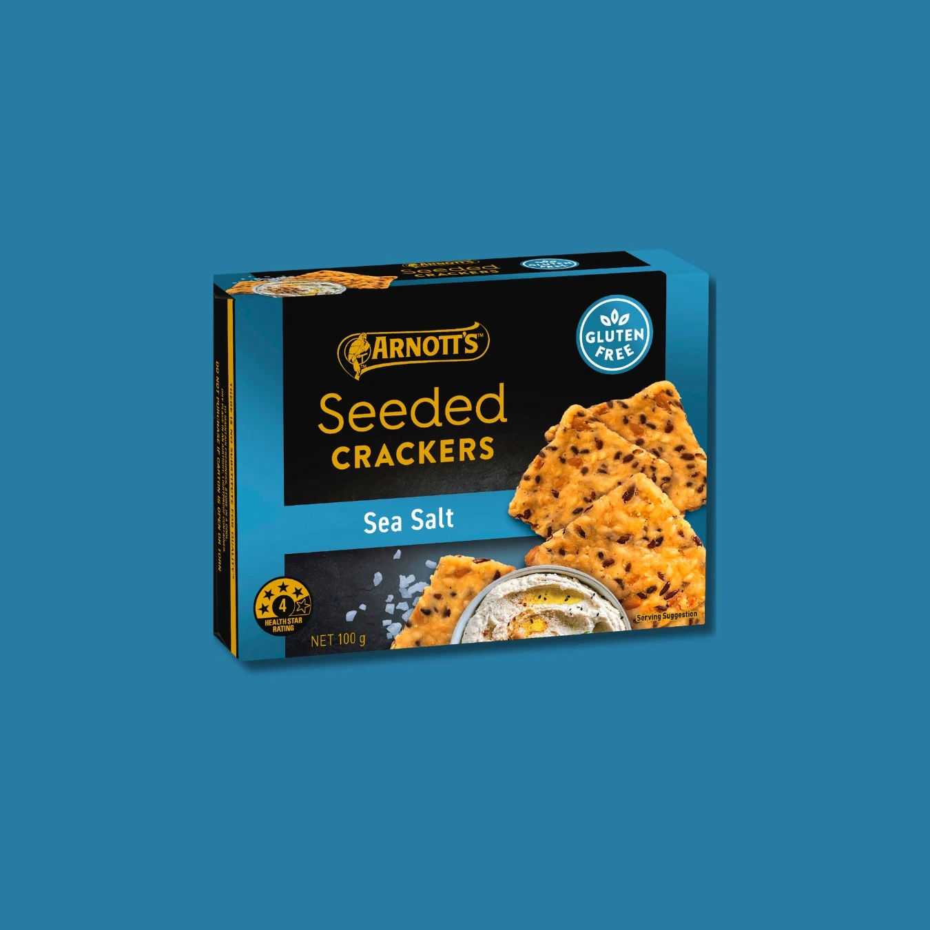 Seeded Crackers Sea Salt