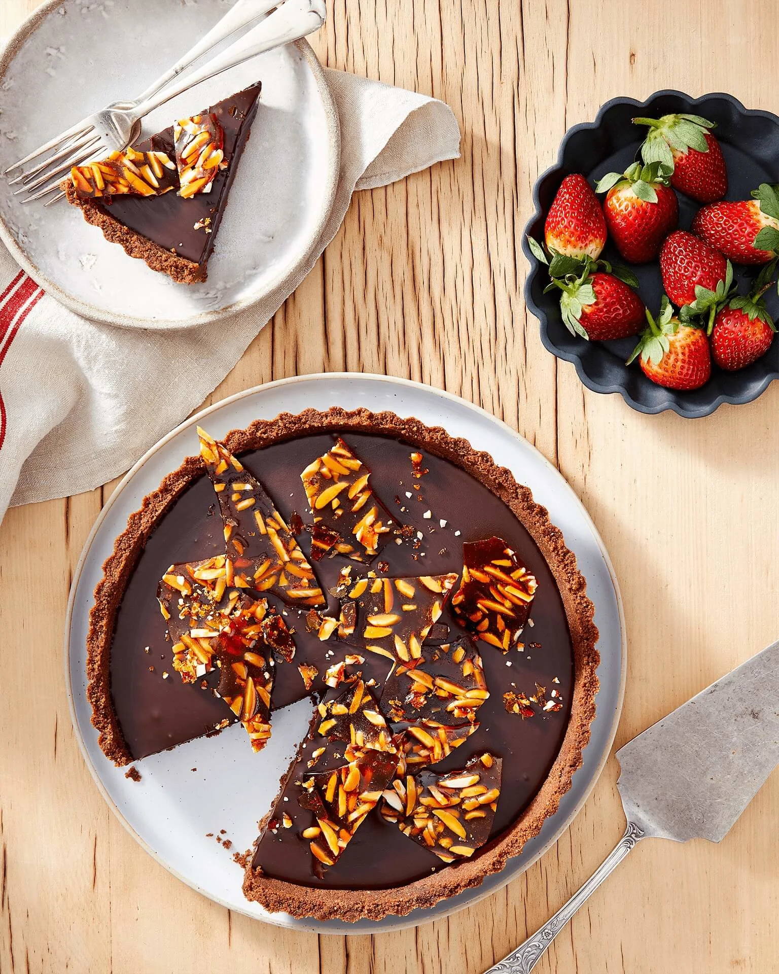 Hero Image Recipe Farmbake Triple Choc Chocolate Honey Tart