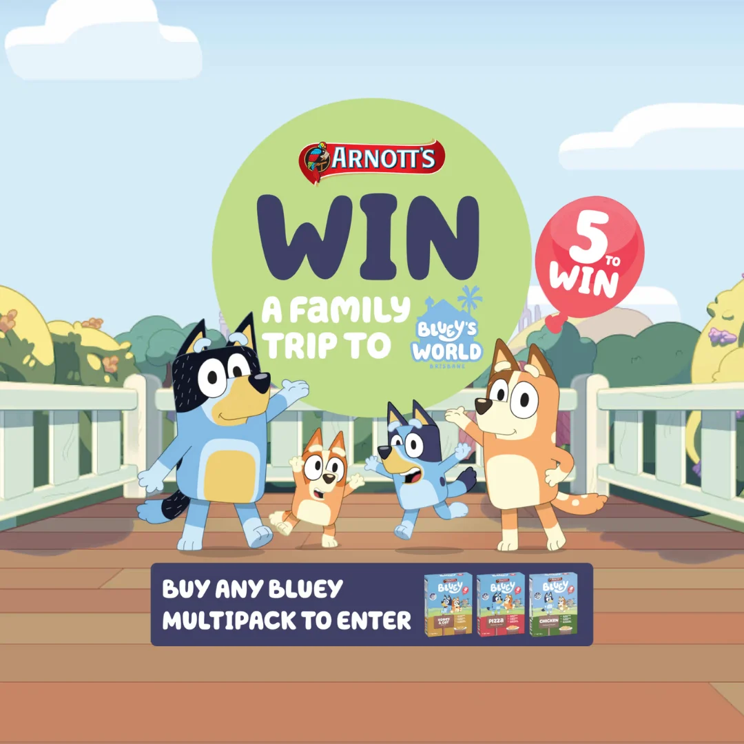 Win a Family Trip to Bluey's World!