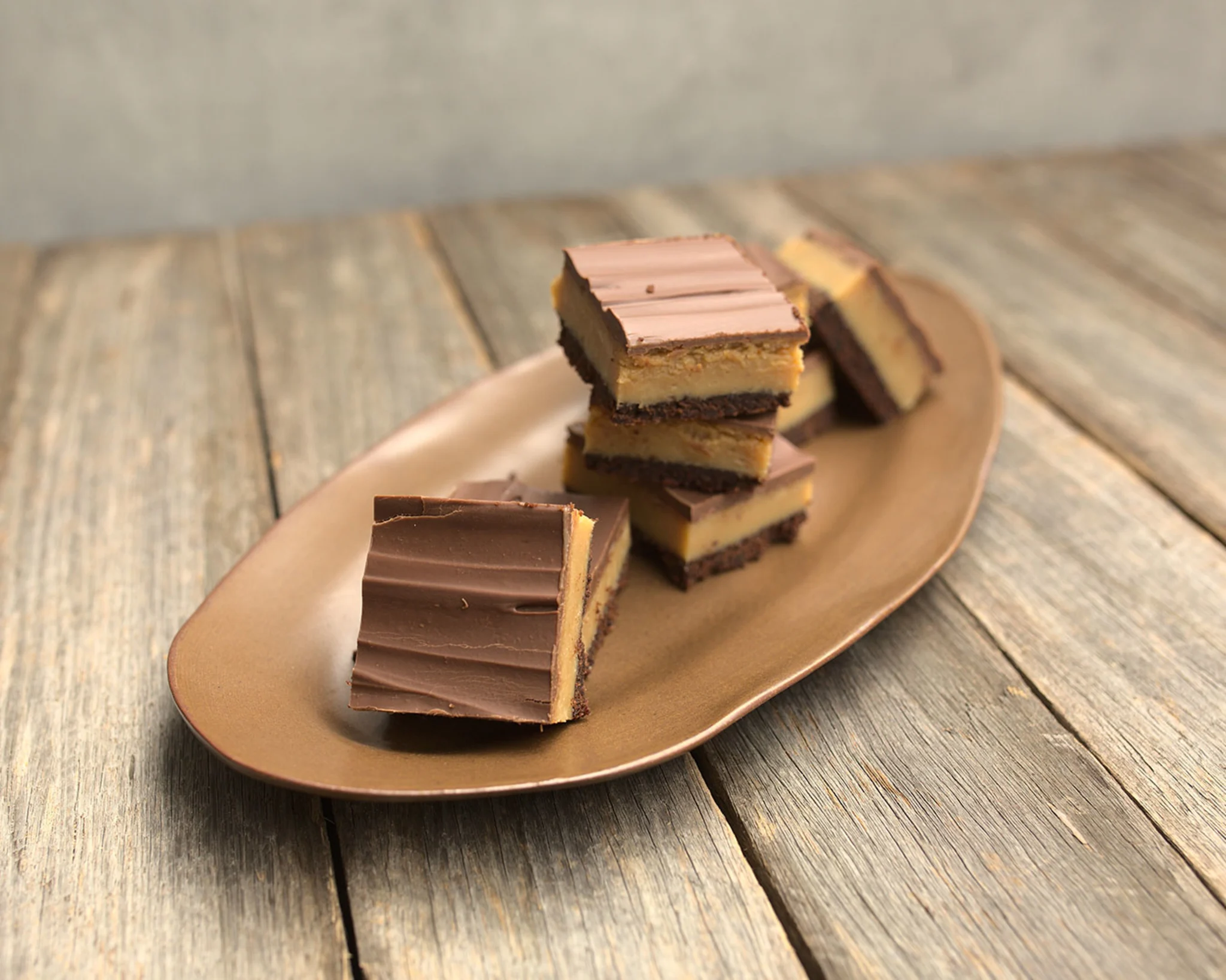 Hero Image Recipe Arnott’s Caramel and Peanut Butter Slice