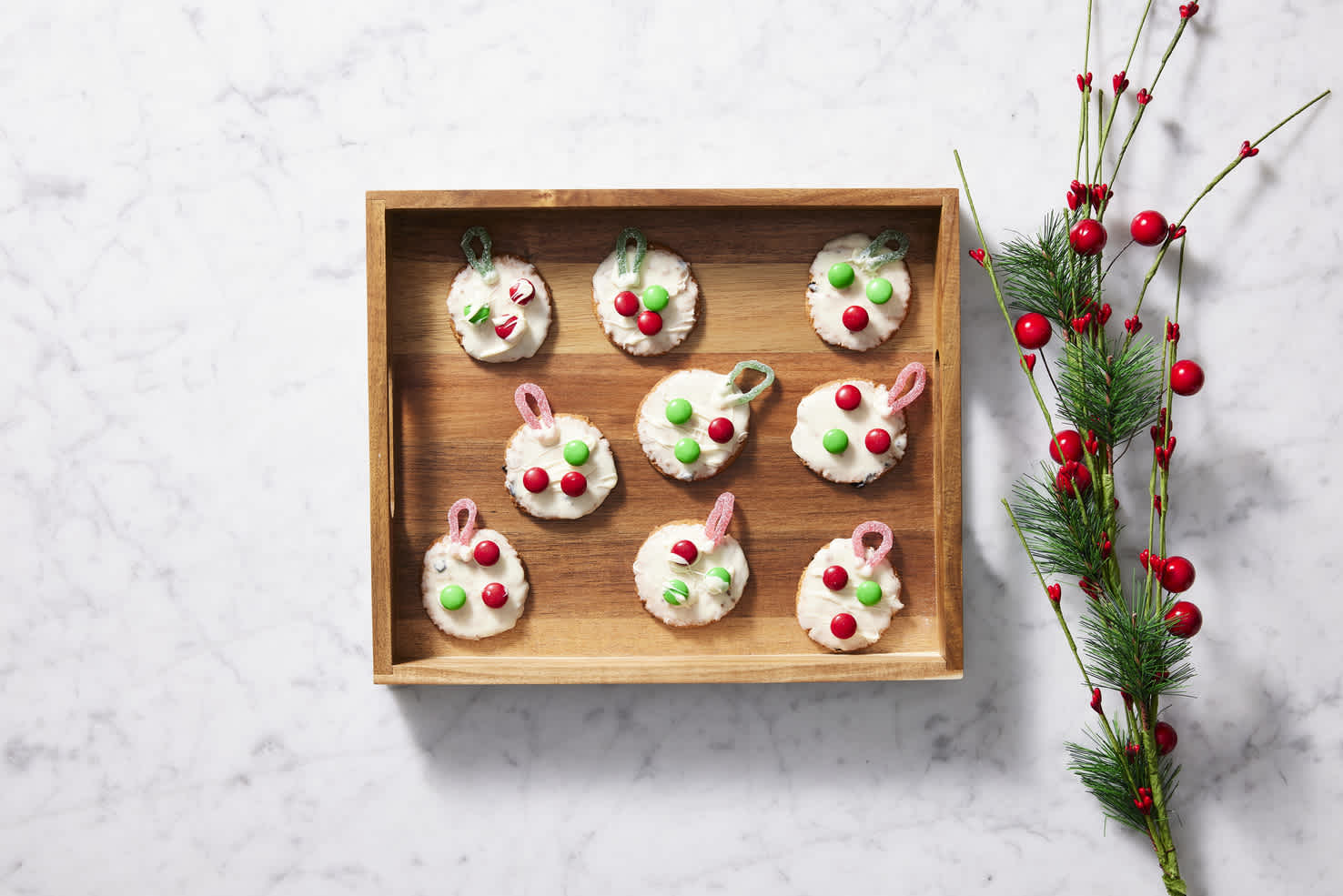 Image of Arnott's Christmas Baubles, using Venetian Biscuits 