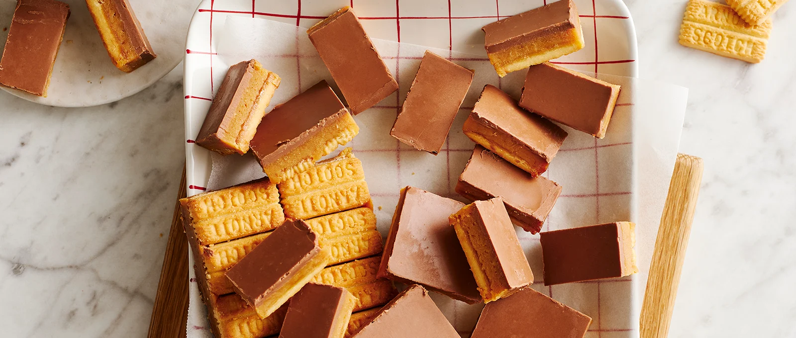 Hero Image Recipe Mini Scotch Finger Caramel Slice