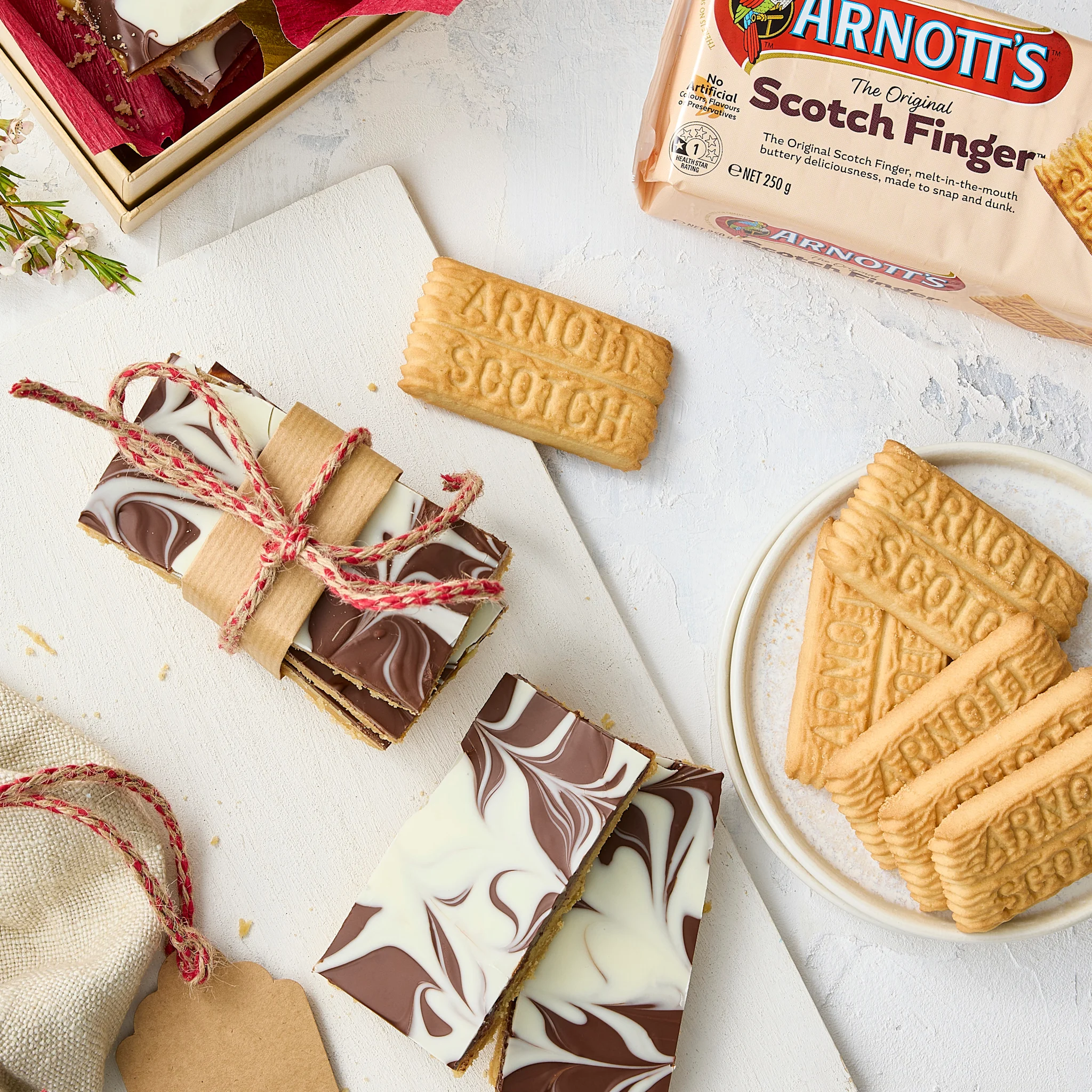 Scotch finger caramel slice thumbnail