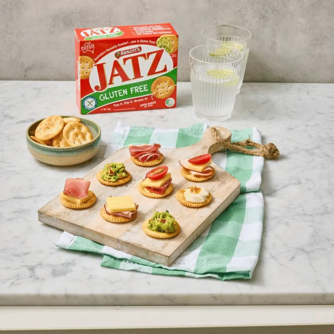 Hero Image Recipe Entertain with Jatz Gluten Free