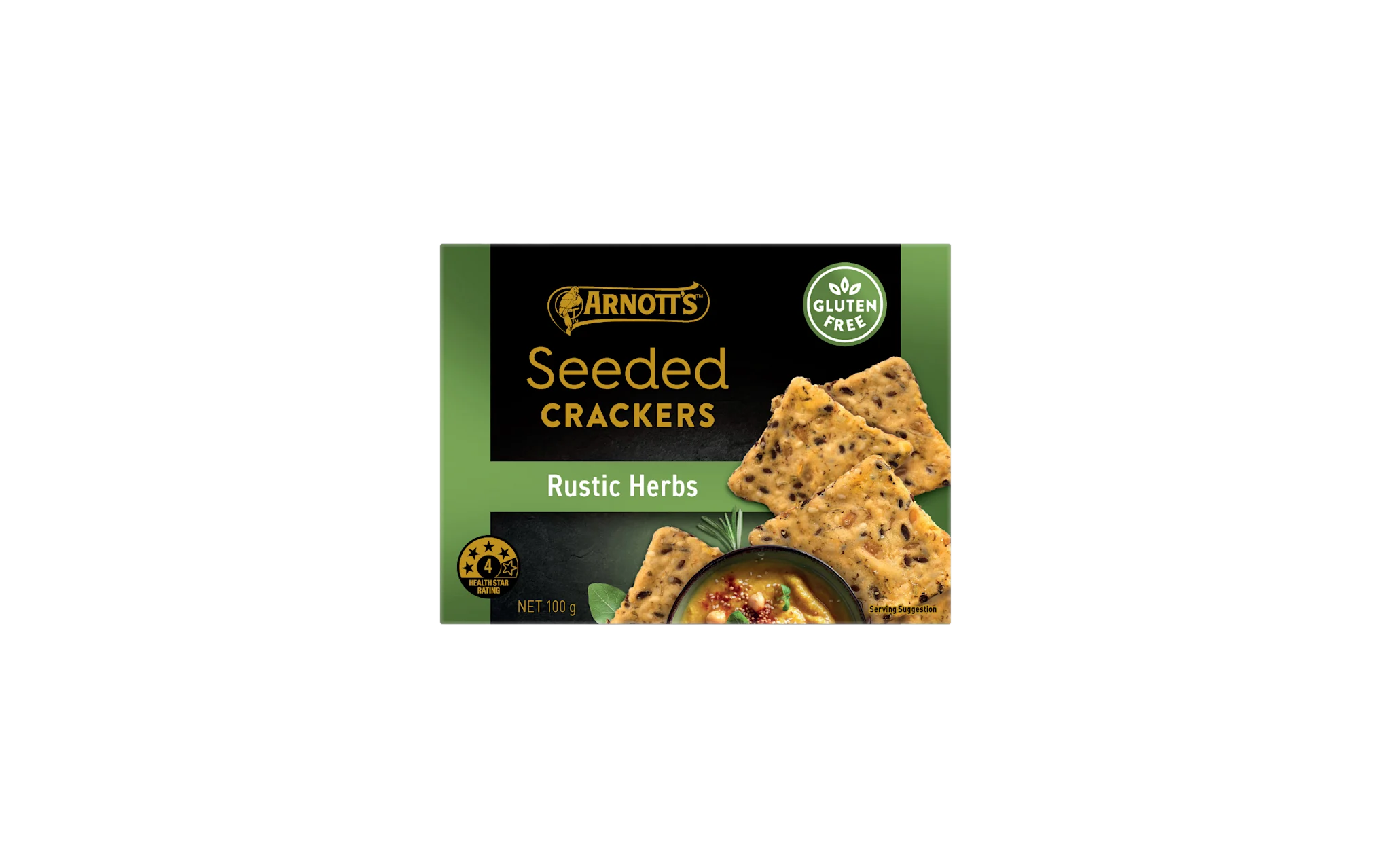 Image pack Seeded Crackers Rustic Herbs