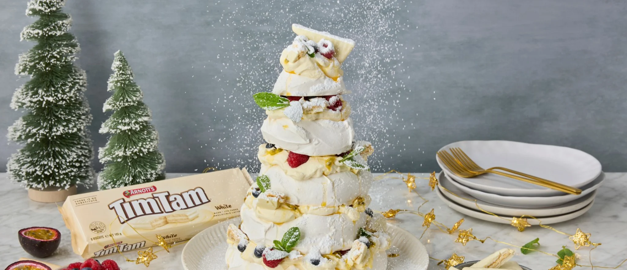 Hero Image Recipe Tim Tam White Pavlova