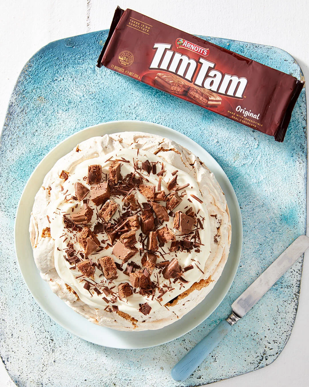 Hero Image Recipe Arnott’s Tim Tam Original Pavlova