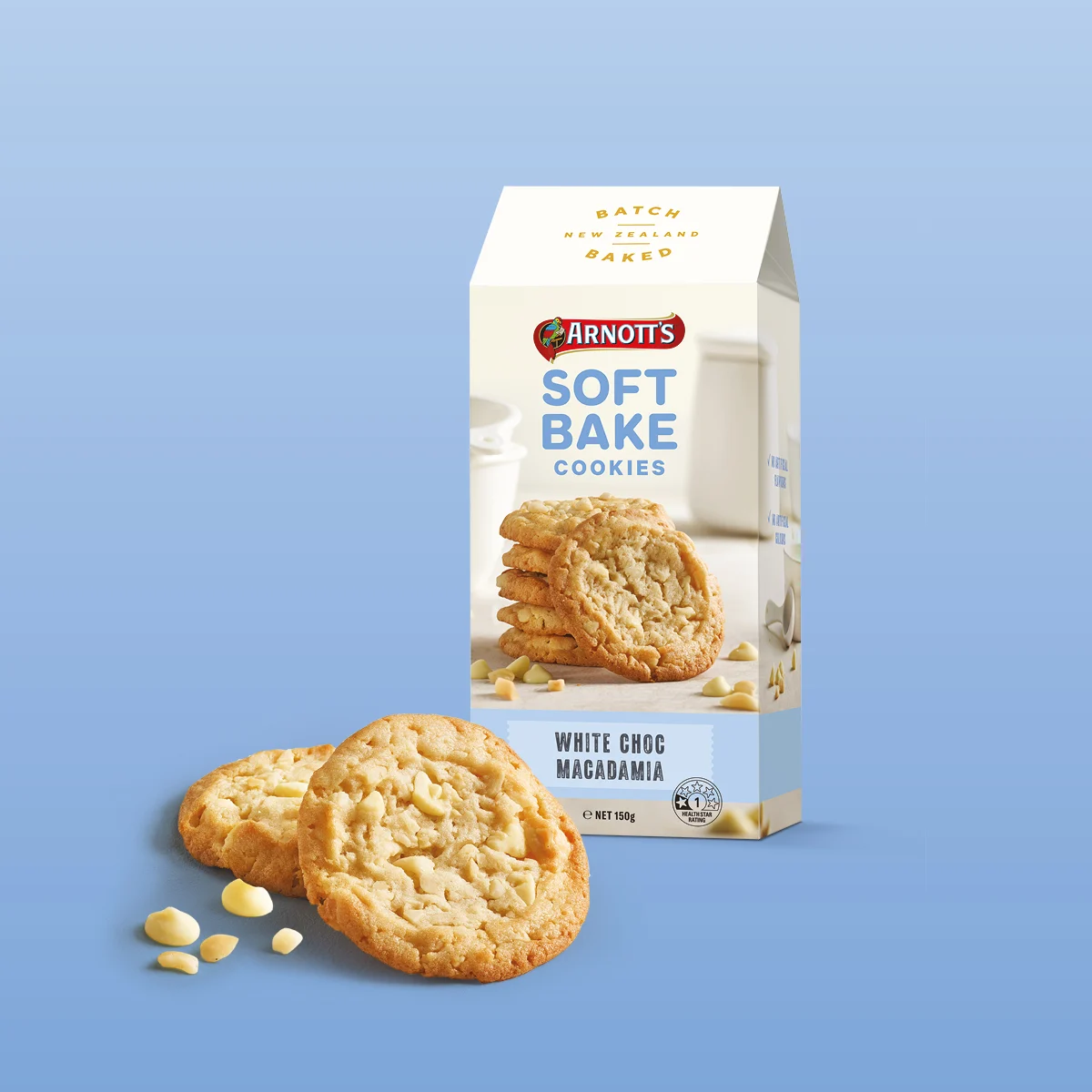 Hero Image Recipe Soft Bake White Choc Macadamia Cookies