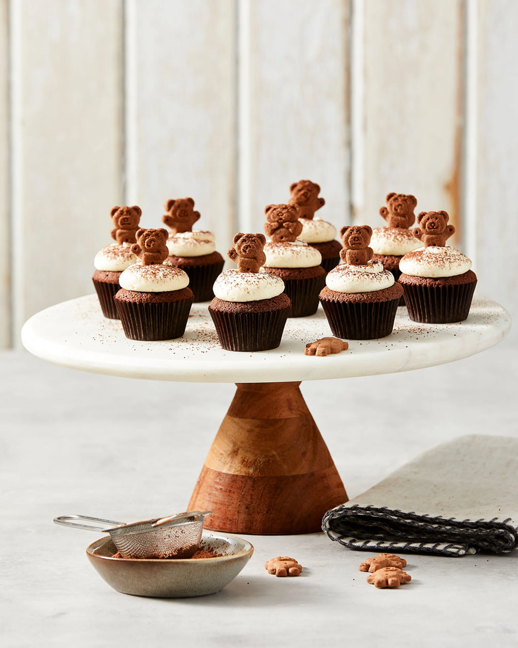 Hero Image Recipe Arnott’s Chocolate Tiny Teddy Cupcakes